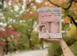 Bộ chăm sóc cơ thể Set 02 chai Sữa tắm dưỡng ẩm, làm trắng da Heavening Perfect_5