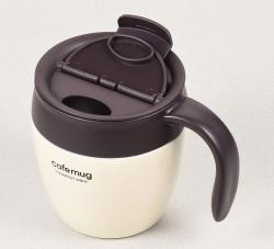 Cốc giữ nhiệt Antique Cafe Mug 330ml - Màu be_2