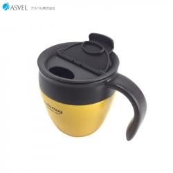 Cốc giữ nhiệt Antique Cafe Mug 330ml - Màu vàng_3