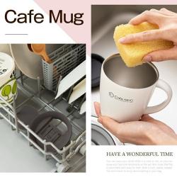 Cốc inox giữ nhiệt Asvel Cafe Mug 330ml - Màu đỏ_10