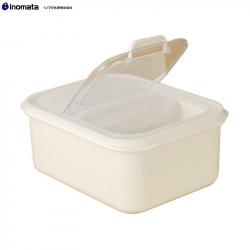 Thùng gạo nắp bật Inomata Kikubari 6kg_8