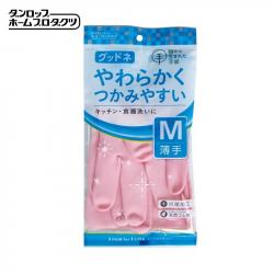 Găng tay cao su tự nhiên Dunlop hồng - size M_A