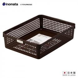 Rổ nhựa đa dụng Inomata size A4 - Màu nâu_12