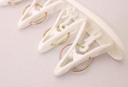 Móc 8 kẹp phơi quần áo Kokubo Ramo - Màu trắng_4