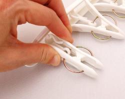 Móc 8 kẹp phơi quần áo Kokubo Ramo - Màu trắng_5