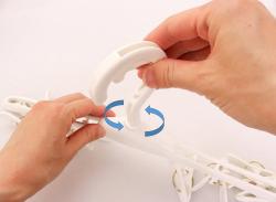 Móc 8 kẹp phơi quần áo Kokubo Ramo - Màu trắng_6