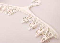 Móc 8 kẹp phơi quần áo Kokubo Ramo - Màu trắng_3