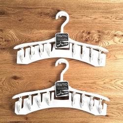 Móc 8 kẹp phơi quần áo Kokubo Ramo - Màu trắng_10