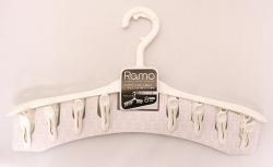 Móc 8 kẹp phơi quần áo Kokubo Ramo - Màu trắng_9