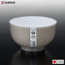 Bát nhựa tròn Nakaya Coupole Bowl M - Màu nâu_3