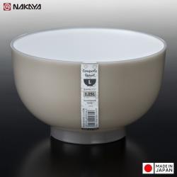 Bát nhựa tròn Nakaya Coupole Bowl L - Màu nâu_3