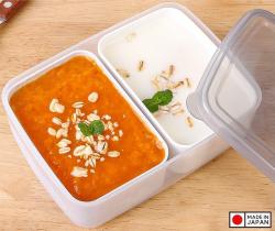 Bộ hộp cơm văn phòng 02 ngăn Nakaya 550ml_11