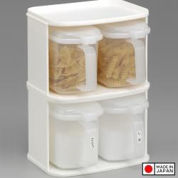 Kệ để đồ nhà bếp Inomata Pot House - Màu trắng_4