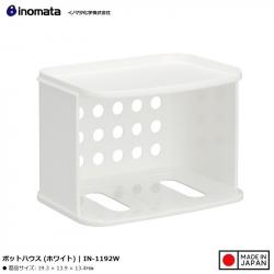 Kệ để đồ nhà bếp Inomata Pot House - Màu trắng_6