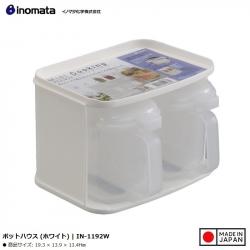 Kệ để đồ nhà bếp Inomata Pot House - Màu trắng_3