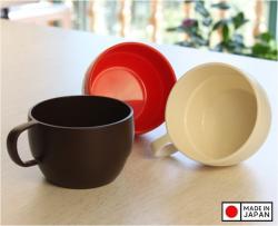 Cốc nhựa có quai dáng thấp 350ml - Màu trắng_7