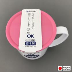 Cốc nhựa Nakaya có nắp 300ml - Pha màu_11