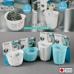 Giỏ đựng búi rác Inomata Flow - Màu hồng_6