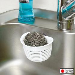 Giỏ đựng búi rác Inomata Flow - Màu trắng_2