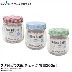 Hũ thủy tinh có nắp Echo Glass Bottle 300ml_A