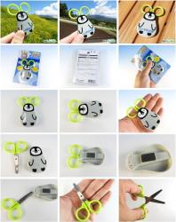 Kéo cho bé hình chim cánh cụt, có nam châm Echo Penguin_3