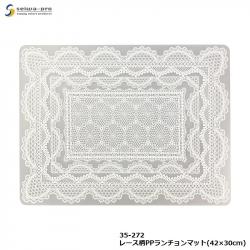 Khăn trải bàn PVC hình chữ nhật 30x42cm_2