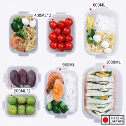 Set 02 hộp đựng thực phẩm có nút thông hơi Bistro Chef 400ml_8