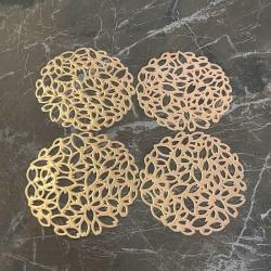Set 04 tấm đế lót ly cốc hình tròn Echo Flower Ø10cm_13