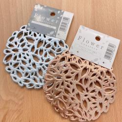 Set 04 tấm đế lót ly cốc hình tròn Echo Flower Ø10cm_7