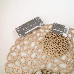 Tấm đế lót bàn ăn hình tròn Echo Flower Ø33cm_4