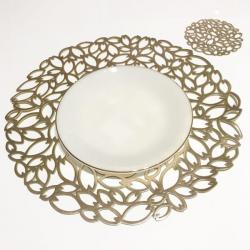 Tấm đế lót bàn ăn hình tròn Echo Flower Ø33cm_7