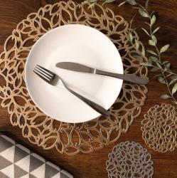 Tấm đế lót bàn ăn hình tròn Echo Flower Ø33cm_8