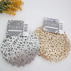 Tấm đế lót bàn ăn hình tròn Echo Flower Ø33cm_10