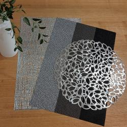 Tấm đế lót bàn ăn hình tròn Echo Flower Ø33cm_9