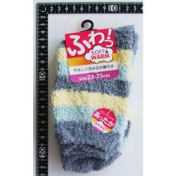 Tất nữ cổ lửng họa tiết viền acrylic Soft Warm 23-25cm_5