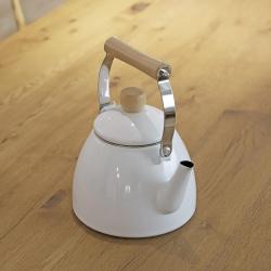 Ấm đun nước bếp từ phong cách Decor Pearl Metal Clevia 2.5L - Trắng_5