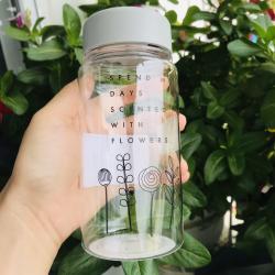 Bình nước Tritan Yamada Flower 350ml_7