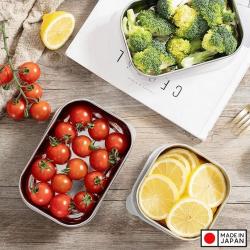 Hộp inox đựng thực phẩm Echo nắp chữ nhật 15x10cm_5