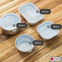 Hộp inox đựng thực phẩm Echo nắp vuông Ø10cm_7