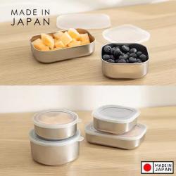 Hộp inox đựng thực phẩm Echo nắp vuông Ø10cm_6