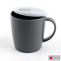 Cốc nhựa có nắp mềm Yamada G&B 300ml - Màu xám_6
