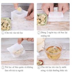 Set 85 túi lọc trà/ cà phê Komoda_9