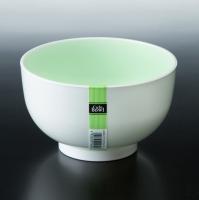 Bát nhựa cỡ trung - màu trắng lòng xanh_4