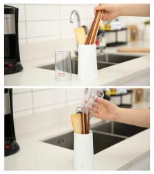 Ống bảo quản đũa thìa Clove - màu nâu_6