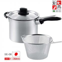 Bộ nồi xửng hấp inox có tay cầm Tsubame 18cm_7