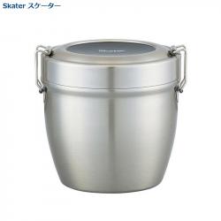 Cặp lồng/ camen inox giữ nhiệt 2 ngăn Skater 840ml - Màu xám_13