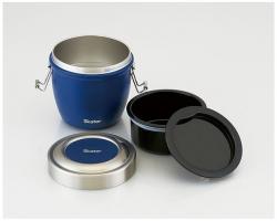 Cặp lồng/ camen inox giữ nhiệt 2 ngăn Skater 840ml - Màu xanh_2