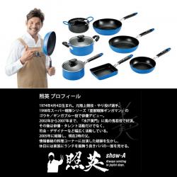 Chảo chống dính cao cấp 5 lớp đáy từ Show-A - Vuông size 18cm_6