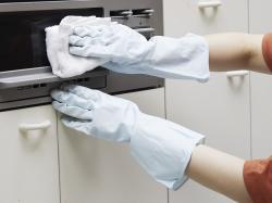 Găng tay cao su tự nhiên Towa size L - Màu trắng_2