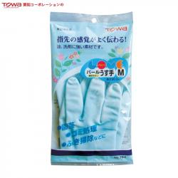 Găng tay cao su tự nhiên Towa size M- Màu xanh_A